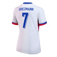 Camisa de Futebol França Antoine Griezmann #7 Equipamento Secundário Mulheres Europeu 2024 Manga Curta